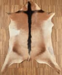 KUHFELL online & NOMAD Ziegenfellteppich Braun Beige 80x60 cm Bild 3