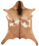 KUHFELL online & NOMAD Ziegenfellteppich Braun Beige 80x60 cm Bild 4