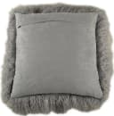 KUHFELL NOMAD Tibet Lammfell Kissenbezug Grau Schwarz Braun Bild 1
