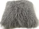 KUHFELL NOMAD Tibet Lammfell Kissenbezug Grau Schwarz Braun Bild 3