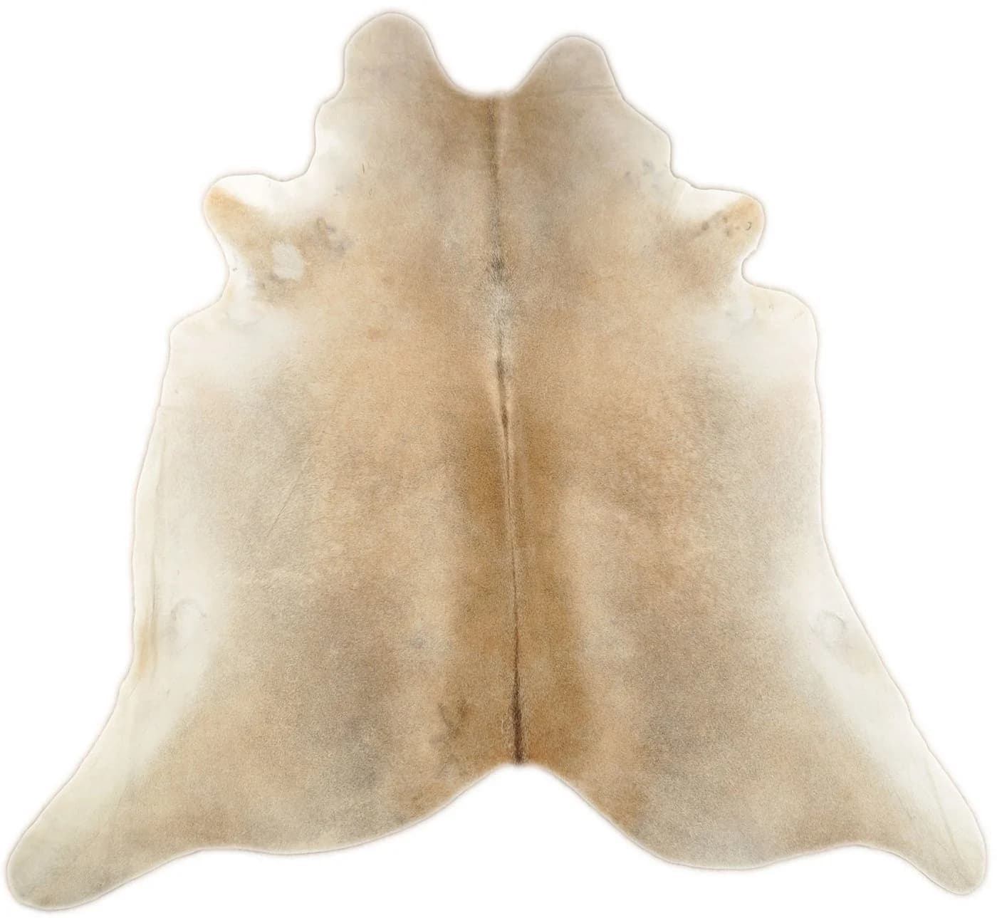 KUHFELL online & NOMAD Fellteppich Rinderfell Beige Grau XXL