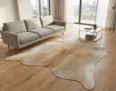 KUHFELL online & NOMAD Fellteppich Rinderfell Beige Grau XXL Bild 2