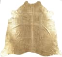 KUHFELL online & NOMAD Fellteppich Kuhfell Devoré Gold 220x190 cm Bild 1