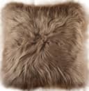 KUHFELL online & NOMAD Lammfell-Kissenbezug Taupe Bild 2