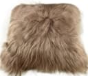 KUHFELL online & NOMAD Lammfell-Kissenbezug Taupe Bild 3
