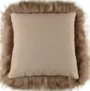 KUHFELL online & NOMAD Lammfell-Kissenbezug Taupe Bild 4