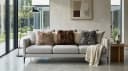 KUHFELL online & NOMAD Lammfell-Kissenbezug Taupe Bild 5