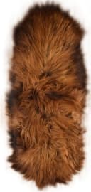 KUHFELL NOMAD Fellteppich Island Lammfell 180x60 cm Rotbraun Bild 2