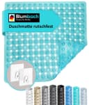 Blumbach Duschmatte Antirutschmatte Diamant Türkis Transparent Bild 2