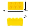 LEGO® Aufbewahrungsbox Mittel Stapelbar Gelb Bild 3