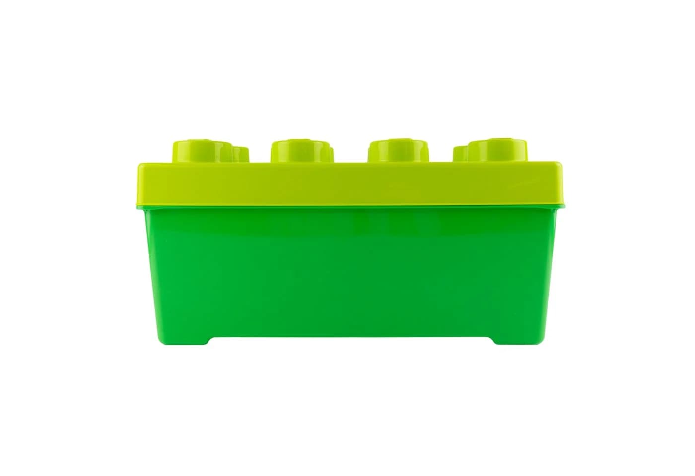 LEGO® Aufbewahrungsbox Grün Mittelgroß mit Deckel Stapelbar