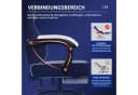 Hiazurm Gaming-Stuhl Ergonomisch mit Fußstütze und Wippfunktion Bild 1
