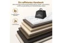 Hiazurm Couchtisch 2er Set Marmoroptik Schwarz Bild 1