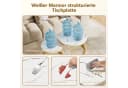 Hiazurm Couchtisch 2er Set Marmoroptik Schwarz Bild 3