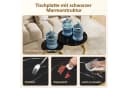 Hiazurm Couchtisch 2er Set Marmoroptik Schwarz Bild 3