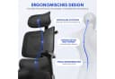 Hiazurm Ergonomischer Bürostuhl Schwarz mit 6D-Armlehnen Bild 3