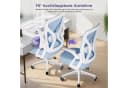 Hiazurm Bürostuhl Schwarz Ergonomischer Chefsessel mit Mesh-Rückenlehne Bild 5