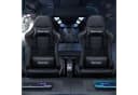 Hiazurm Gaming-Stuhl Schwarz Ergonomisch Wippfunktion bis 170° Bild 1