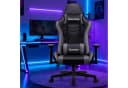 Hiazurm Gaming-Stuhl Ergonomisch Grau mit Wippfunktion Bild 3