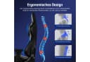 Hiazurm Gaming-Stuhl Ergonomisch Grau mit Wippfunktion Bild 4