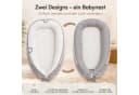 SKY & ZEN Kuschelnest für Neugeborene – Babynest mit Tragegriff Bild 5