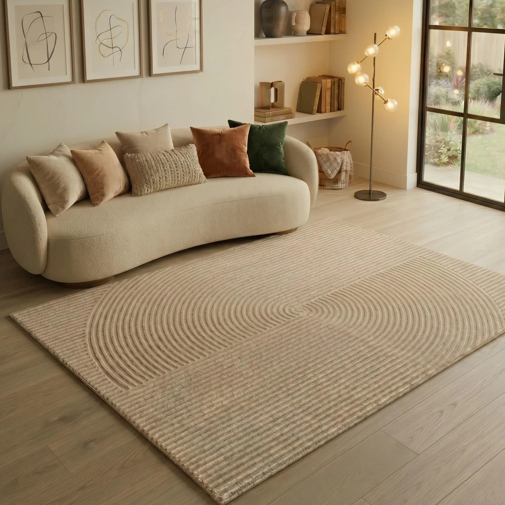 Teppich SEHRAZAT Rio 1700 Beige Polyester