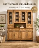 Wohnpalast Buffet Gründerzeit Buffetschrank Weichholz Landhausstil Bild 2