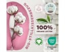 SEI Design Stillkissenbezug Musselin 100% Bio-Baumwolle Rosa Bild 1