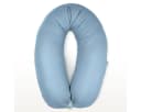 SEI Design Stillkissen XXL 190x30 cm Bio Baumwolle Blau Bild 2