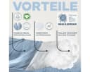SEI Design Stillkissen XXL 190x30 cm Bio Baumwolle Blau Bild 3