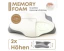 SEI Design Nackenstützkissen Viscoelastisch Memory Schaum Cooling Lyocell Bild 4