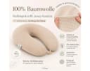 SEI Design Stillkissenbezug Waffeljersey Beige 100% Baumwolle Bild 5
