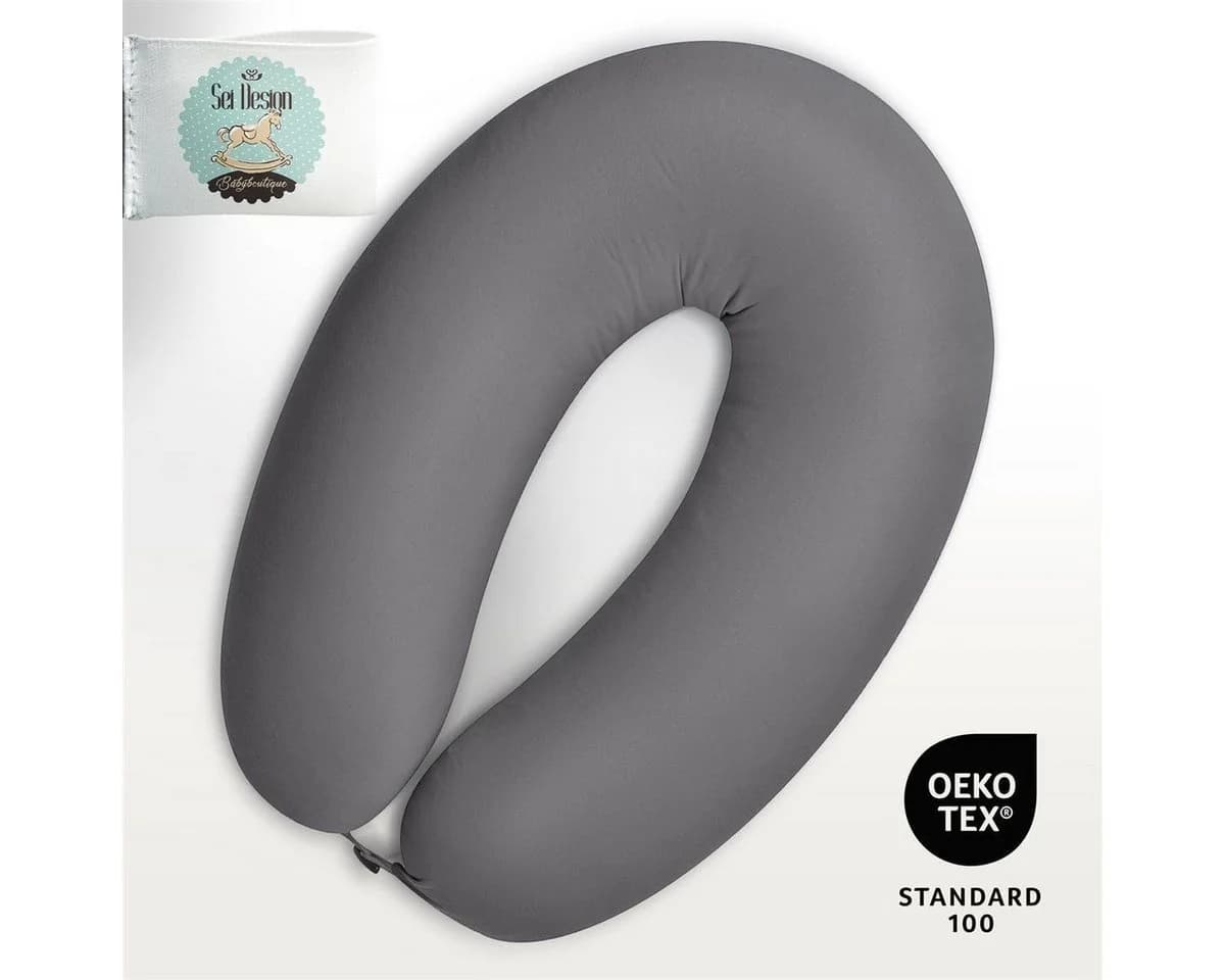 SEI Design Stillkissenbezug Jersey Baumwolle 190x30 cm - Bild 5
