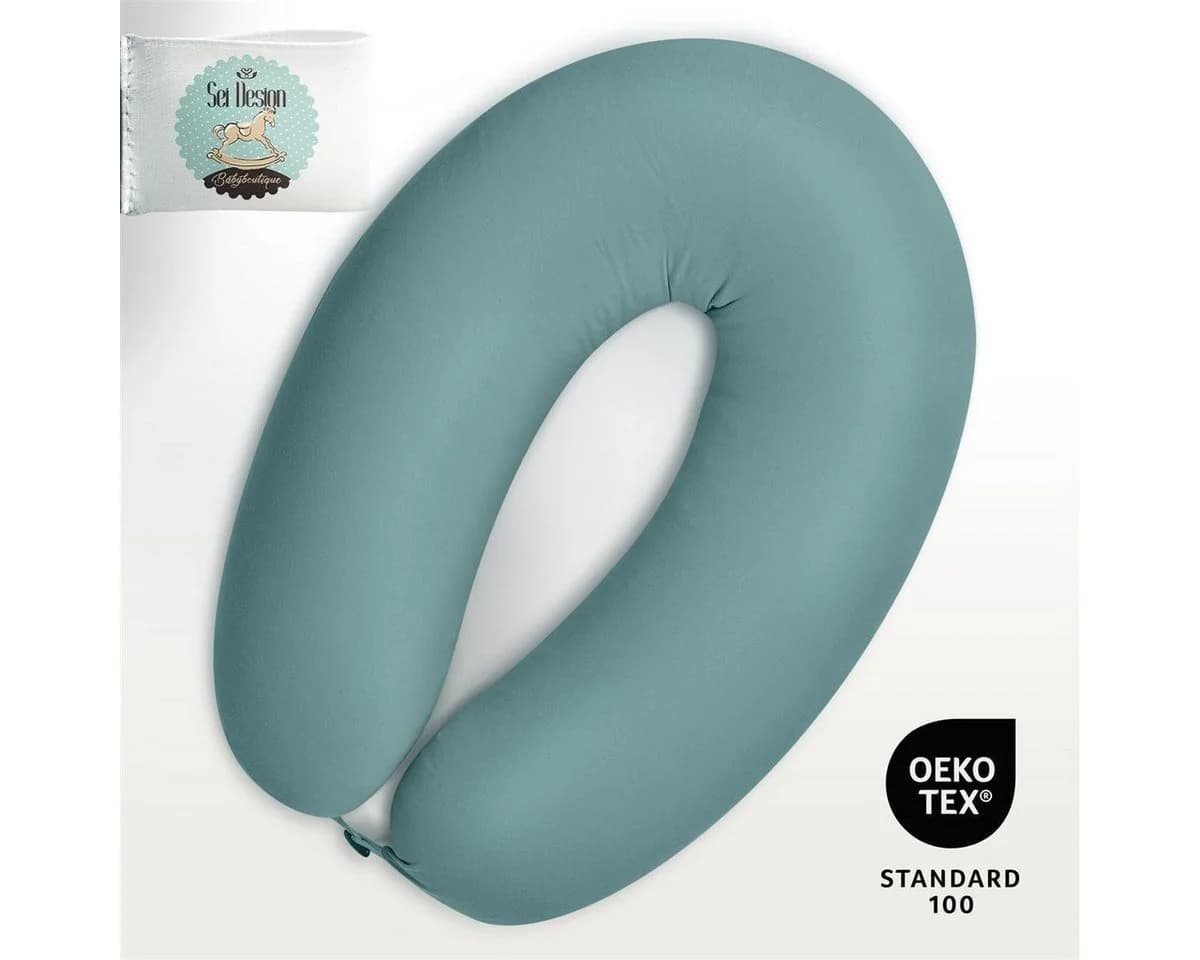 SEI Design Stillkissenbezug Jersey Zart-Mint 190x30 cm - Bild 5