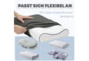 SEI Design Kissenbezug Stretch Grau 40x60 cm Bild 4