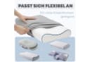 SEI Design Kissenbezug 2-er Pack Silbergrau Stretch Baumwolle Bild 4