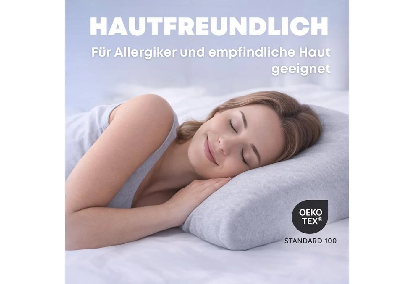 SEI Design Kissenbezug 2-er Pack Silbergrau Stretch Baumwolle - Bild 5