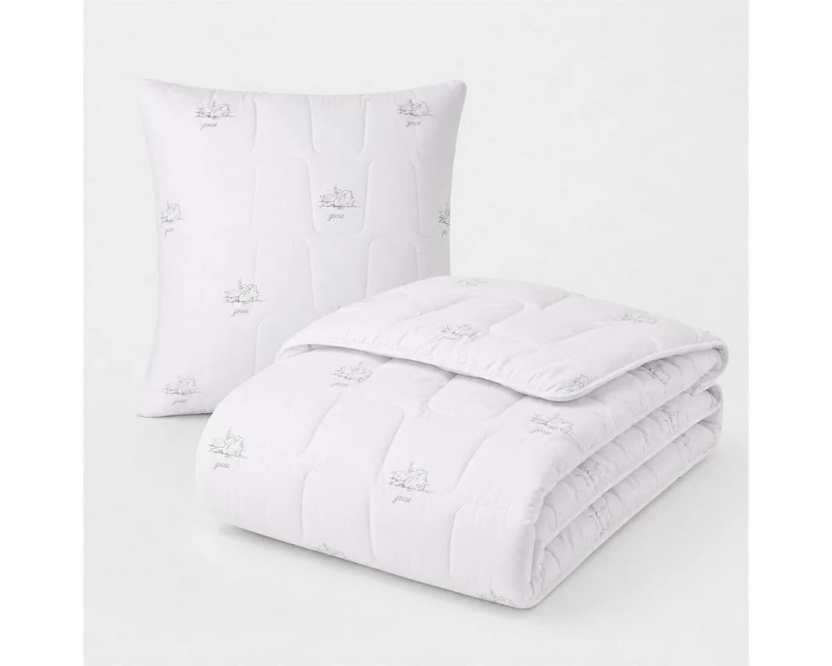 SEI Design SWAN Winterbettset Mikrofaser Weiß 2-teilig - Bild 2