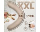 SEI Design Stillkissen Seitenschläferkissen XXL 190x30 Beige Bild 4