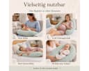 SEI Design Stillkissen XXL EPS-Mikroperlen Waffelstoff 190cm Mint Bild 1