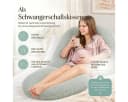 SEI Design Stillkissen XXL Taupe Musselin Teddyplüsch Bild 3