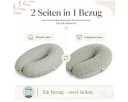 SEI Design Stillkissen XXL Taupe Musselin Teddyplüsch Bild 5
