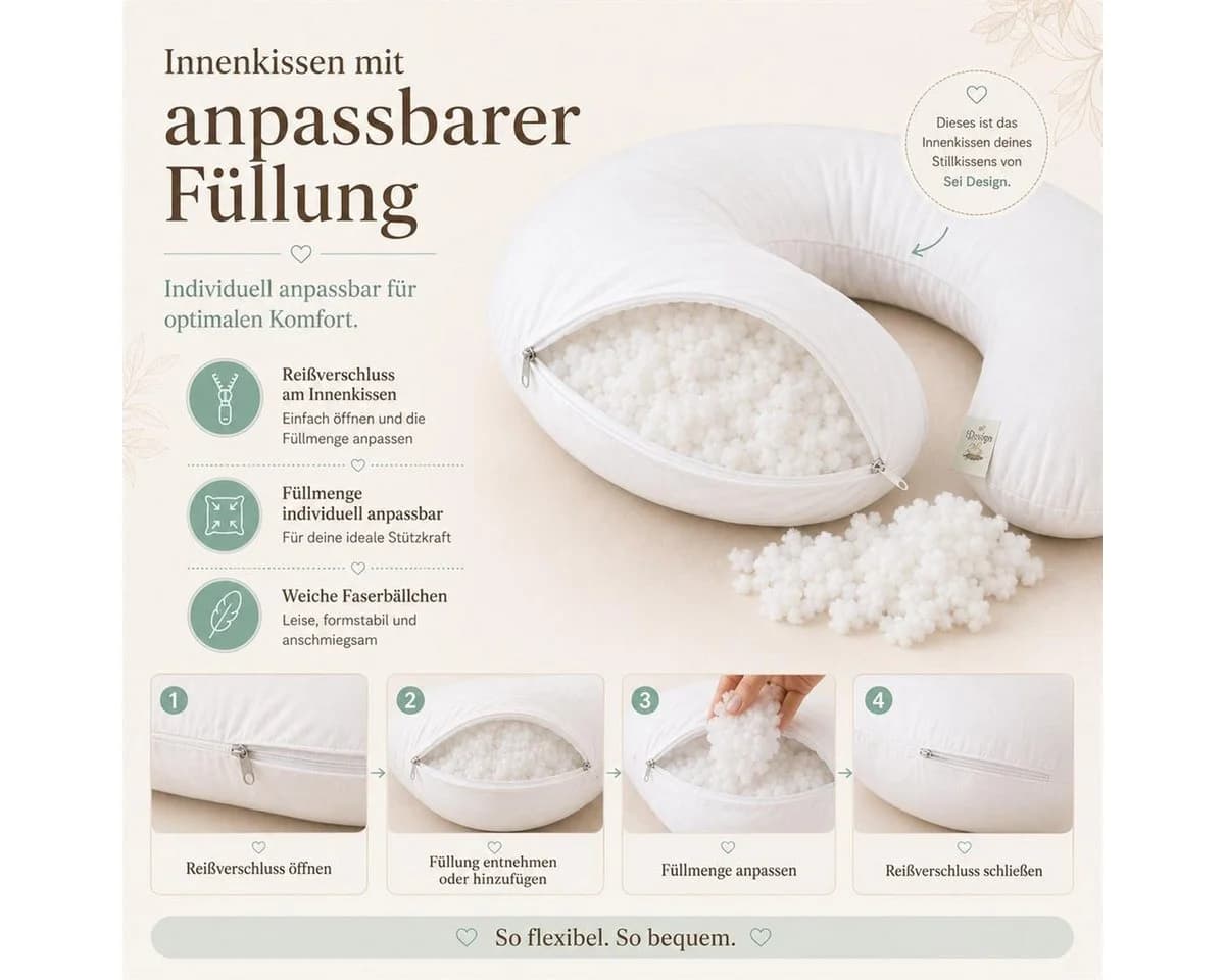 SEI Design Stillkissen Waffelstoff 190cm Mint - Bild 5