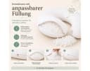 SEI Design Stillkissen Grau Waffelstoff 190cm Bild 5