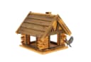 MAZUR Futterstation aus massivem Holz mit 4 Ein-/Ausgängen Bild 2