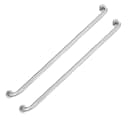 BAYLI Badewannengriff 2er Set Edelstahl Silber 80 cm Bild 2