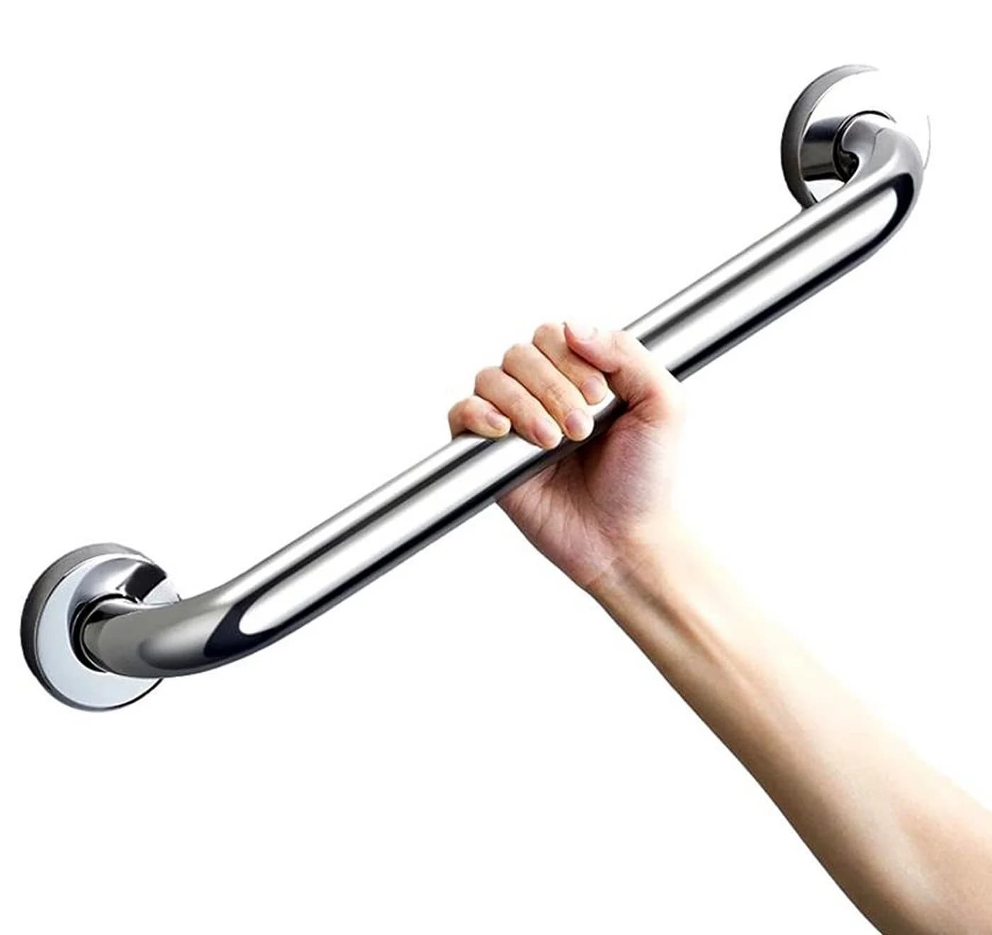 BAYLI Badewannengriff 2er Set Edelstahl Silber 80 cm - Bild 4