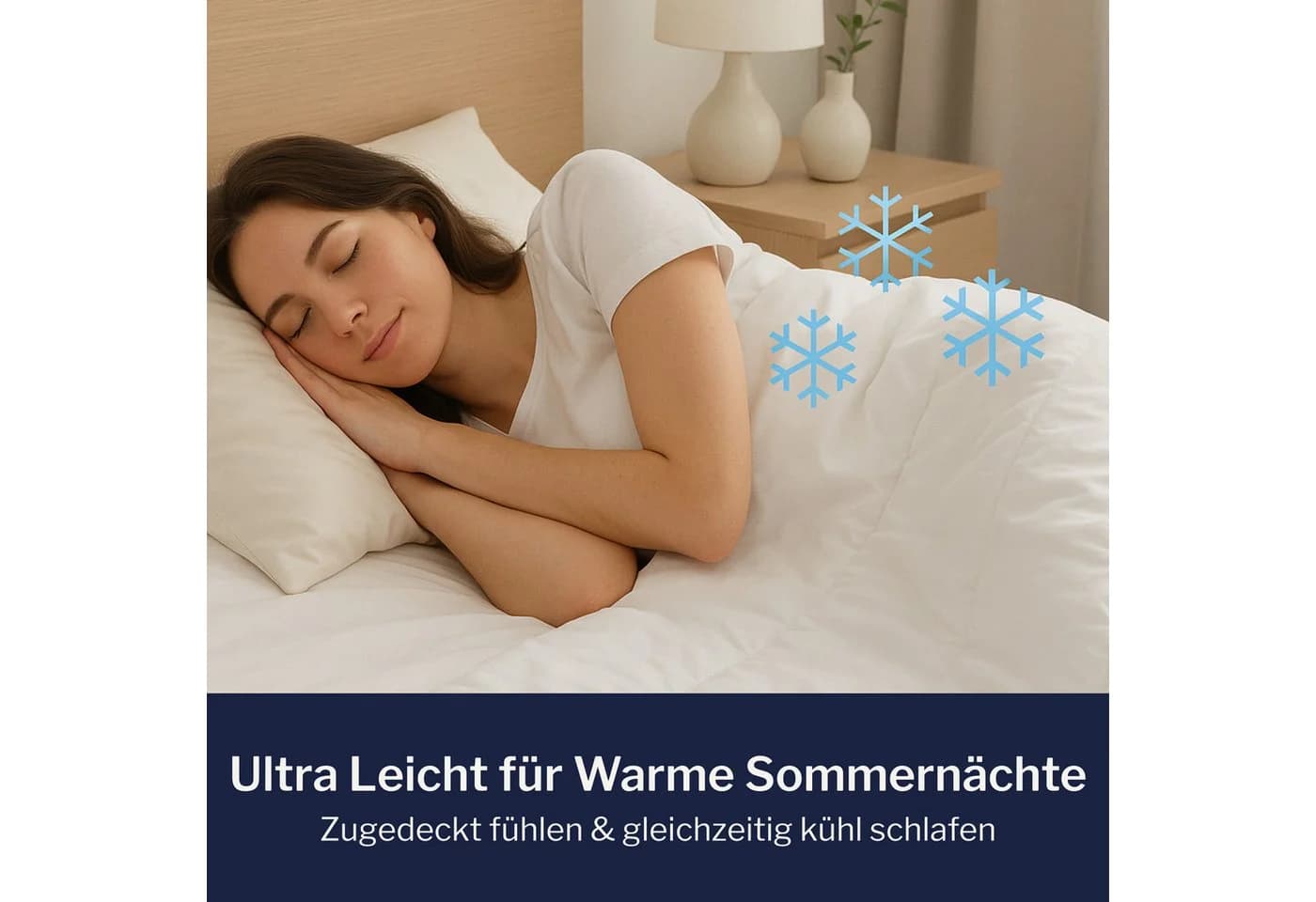 CALMONT Sommerbettdecke Mikrofaser Ultra Leicht 100 GSM - Bild 3