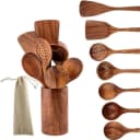 Faizee Home Kochbesteckhalter 7-tlg. Teakholz Set Bild 2