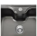 Faizee Möbel Edelstahlspüle Titan Schwarz/Silber inkl. Siphon Bild 3